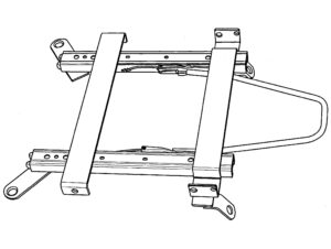 シートレールの意匠