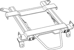 シートレールの参考斜視図
